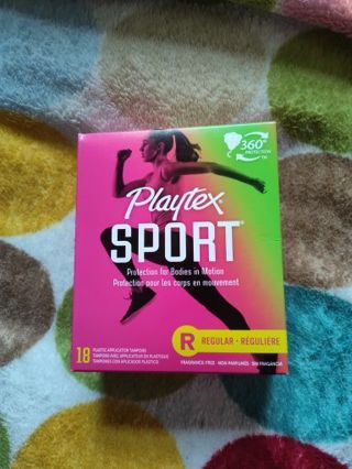 New in Package Playtex Sport Tampons size Regular