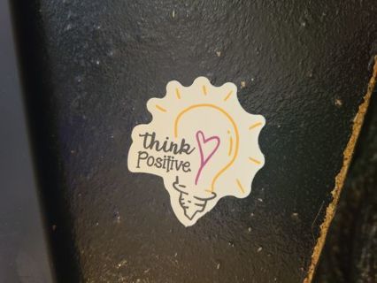 Think Positive Sticker