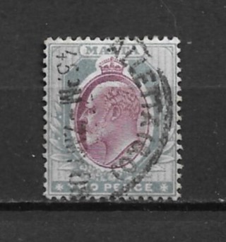 1905 Malta Sc33 King Edward VII used