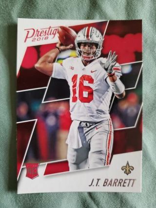 2018 Panini Prestige Rookie J.T. Barrett