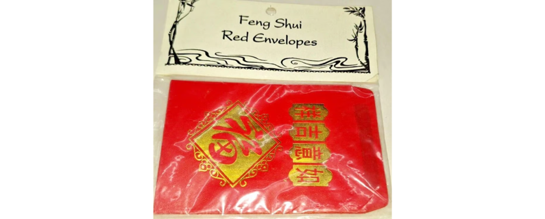 10 Red Envelopes FENG SHUI Good Luck Charm Coin Blessings