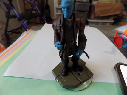 Disney's Infinity Yondo of Guardian of the Galaies blue face, purple jacket