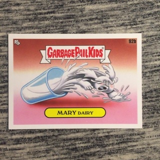 2021 Garbage Pail Kids Trading Card | MARY DAIRY | Card # 92b