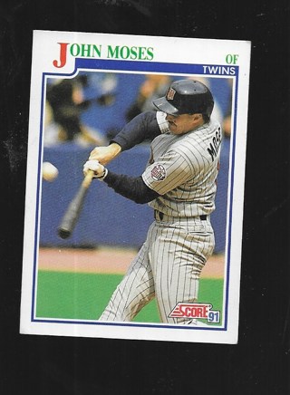 1991 SCORE JOHN MOSES #429