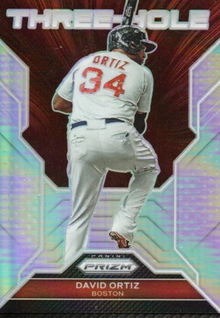 2023 Panini Prizm David Ortiz Three Hole Refractor