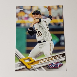 2017 Topps Opening Day #180 Jameson Taillon Pirates L059