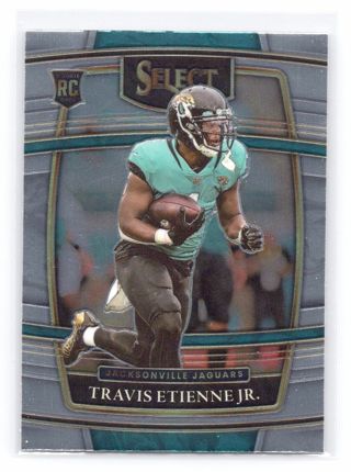 2021 SELECT TRAVIS ETIENNE JR. CONCOURSE ROOKIE CARD