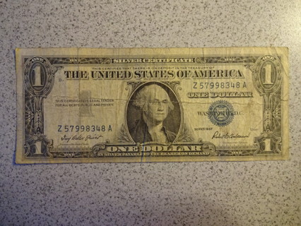 1957 $1 Bill Silver Certificate