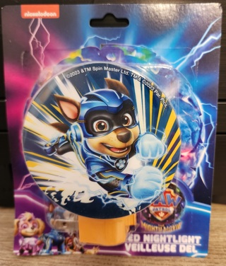 NEW - Paw Patrol - Chase LED Night Light 