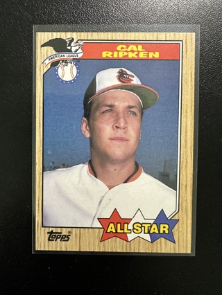 Cal Ripken All Star 1987 Topps #609 HOF Card