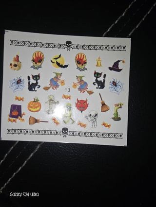 Halloween nail art sheet