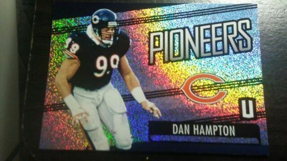 2019 PANINI. UNPARALLELED PIONEERS DAN HAMPTON CHICAGO BEARS FOOTBALL CARD# PI-DH