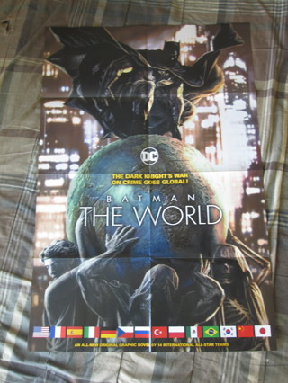 Huge 24"x36" Comic Shop promo Poster: DC - Batman , The World