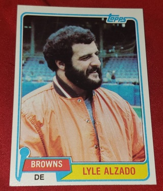 ♨️♨️ 1981 Topps Lyle Alzado Football card # 505 Cleveland Browns  ♨️♨️ 