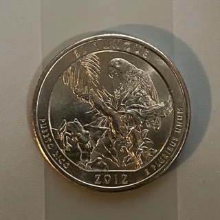 2012 Puerto Rico 25c Quarter / AU