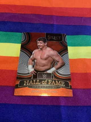 WWE 2022 Panini Select Hall Of Fame Collectible Wrestling Card #11 Eddie Guerrero 