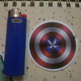 Captain America shield vinyl sticker