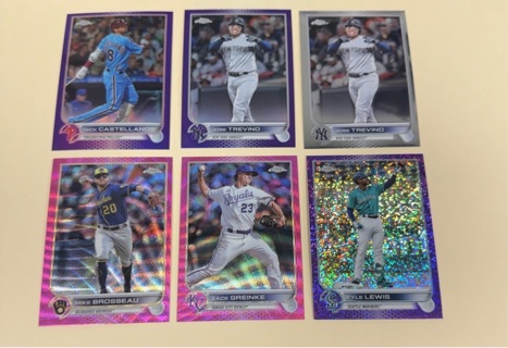 2022 Topps Chrome Update lot