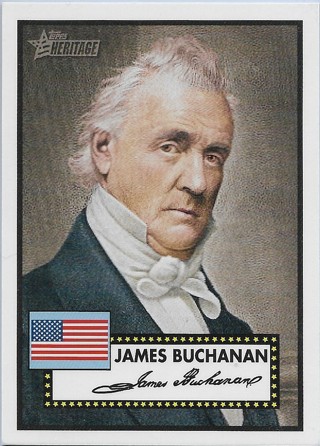  2009 Topps American Heritage American Presidents #AP15 James Buchanan