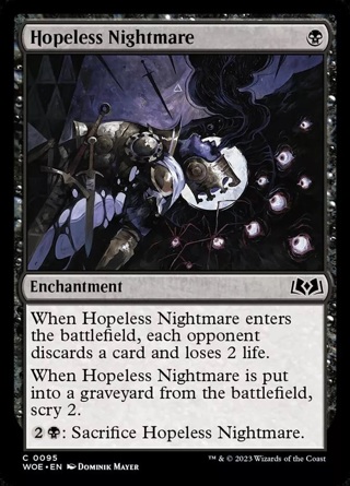 Hopeless Nightmare Foil (095) Wilds of Eldraine WOE MTG Magic