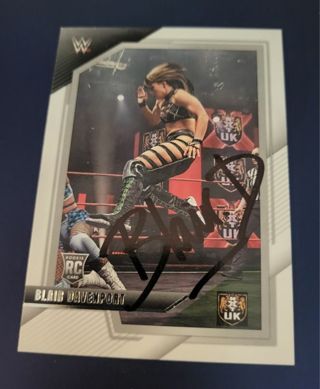 WWE NXT Blair Davenport autograph card