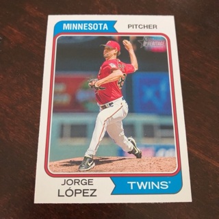 2023 Topps Heritage - [Base] #240 Jorge López