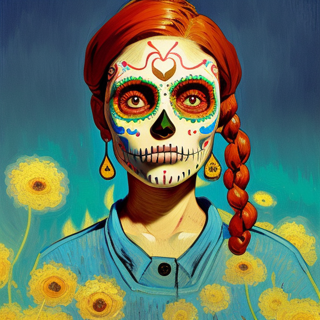 Listia Digital Collectible: Sugar Skull Vanessa