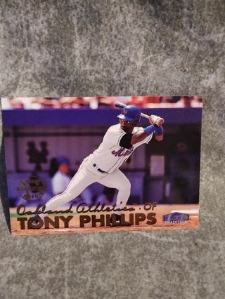 Baseball Trading Card Fleet Tony Phillips