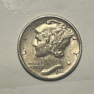 1944 S Almost Uncirculated Mercury Dime