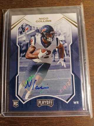 2021 Playoff Rookies Autographs ~ Nico Collins