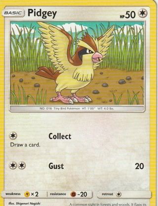 Pokemon Card: Pidgey