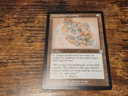 Magic the gathering mtg Liquimetal coating retro frame Brothers War