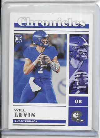 Will Levis 2023 Chronicles Draft #4 Rookie Card