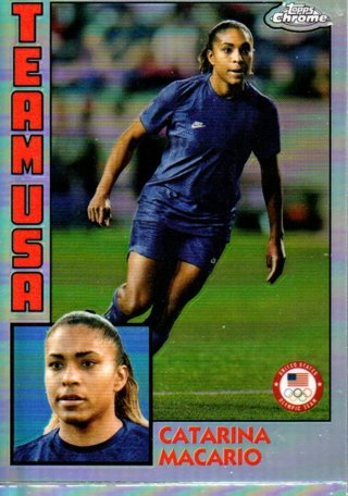 2024 Topps Olympics Chrome Catarina Macario Team USA