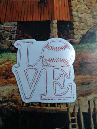 Baseball Sticker