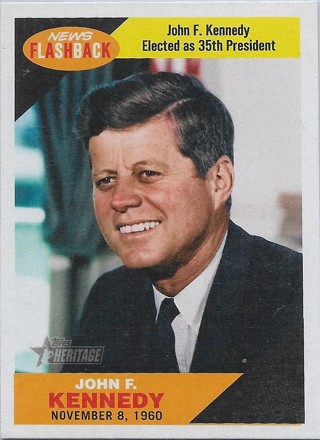 2009 Topps Heritage News Flashbacks #NF9 John F. Kennedy