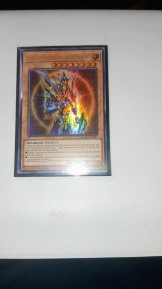 Ultra Rare Holo Yugioh Card Black Luster Soldier envoy of the beginning