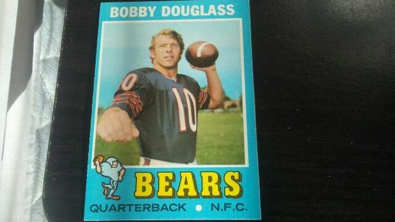 1971 TOPPS BOBBY DOUGLASS CHICAGO BEARS FOOTBALL CARD# 54