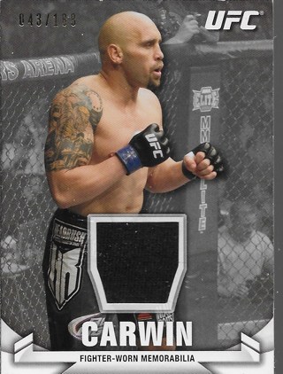 [220B]2013 Topps UFC Knockout Fighter Relics #KRSC Shane Carwin/188
