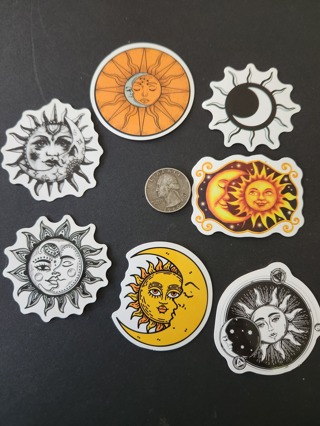 Sun / Moon Stickers