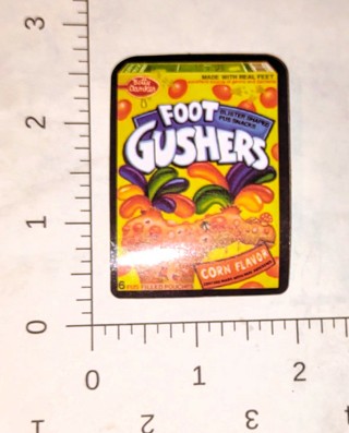 Foot Gushers Funny Snack Vinyl Decal Sticker- Laptop- Craft - Scrapbook