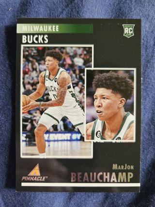 2022-23 Panini Chronicles Pinnacle Rookie MarJon Beauchamp