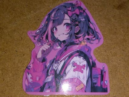 Anime Cool nice vinyl sticker no refunds regular mail only Very nice quality!