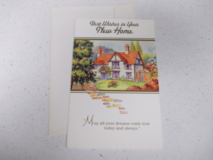 Best Wishes in Your NEW HOME Card with Envelope