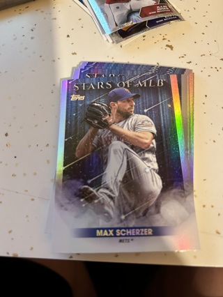 2022 topps update stars of mlb max scherzer