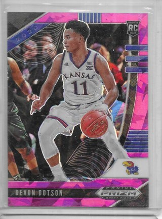 Devon Dotson 2020-21 Prizm Draft Prizms Pink Ice #72