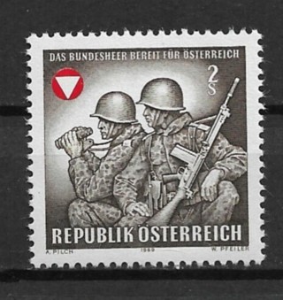 1969 Austria Sc839 Austrian Federal Army MNH