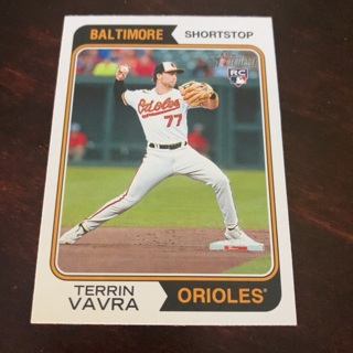 2023 Topps Heritage - [Base] #148 Terrin Vavra