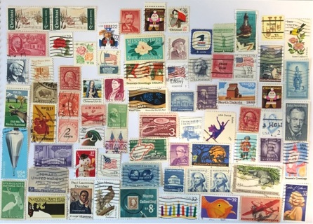 100+ USA Stamps 