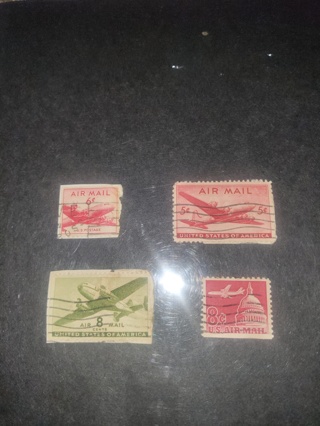 U.S. Air Mail Stamps Lot